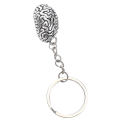 Brain Keychain Alloy Smart IQ Key Ring Fob Chain Medicine Human. 