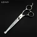 【b1598253】4 Inch 5 Inch 6.5 Inch Pet Grooming Scissors Round Tip Dog Shears Hair Cutting Shears. 