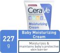 CeraVe BABY Moisturizing Cream, Gentle Baby Skincare For Face and Body with Ceramides and Hyaluronic Acid, Fragrance-Free, Paraben-Free & Dye-Free, Developed with Pediatric Dermatologists, 227G - Made in Canada. 