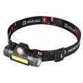 New USB Rechargeable Headlight Powerful XPE+COB Headlamp Head Torch IPX6 Waterproof Head Light with 1200mAh Built-in Battery. 