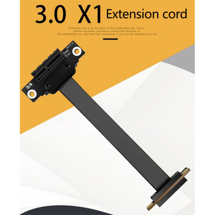 Extender Ribbon Adapter Extension Cable PCI-E 1X Slot Extension Riser Card