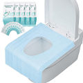 【Footprint】 10* Toilet Seat Covers Disposable For Wrapped Travel Toddlers Potty Training In Public Restrooms Toilet Liners Travel Easy Carry. 