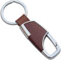 Automotive Accessories Men Brown Leather Key Chain Metal Car Key Ring Keys Holder Waist Hanged Key Rings Leather Keyrings Keychain. 