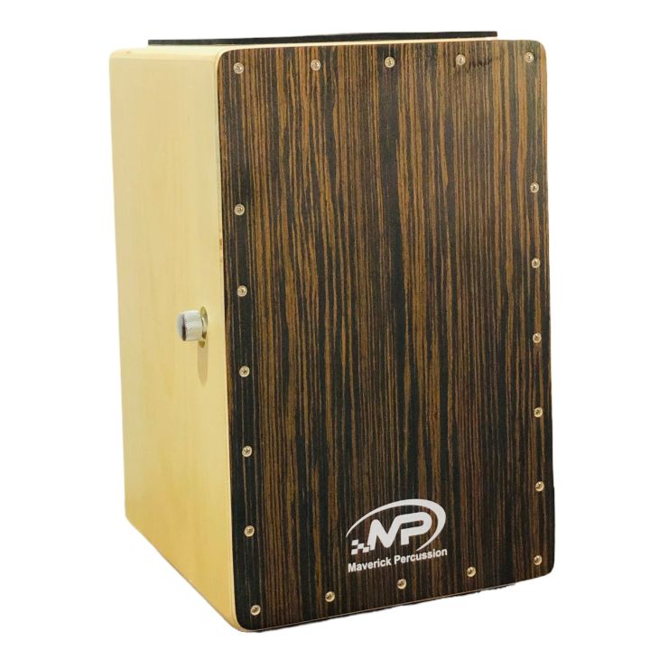 MP%20%20Adjustable%20Cajon%20box%20with%20padded%20Bag%20Maverick%20Percussion%20Adjustable%20Snare%20Wire%20Cajon%20Box%20Drum%20with%20Padded%20Gig%20Bag%20and%20padded%20foam%20seat%20-%20Natural%20Faceplate,%2019"x12"x11"%20MP%20Cajon%20-%20Image%209