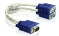 VGA Male to 2VGA Female Converter Cable VGA male to VGA Female Splitter Vga Y-Splitter 2 Way Computer Monitor TV Cable Cp_1_87_690L. 