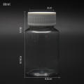 15ml-100ml Empty Refillable PET Transparent Plastic Jar Bottle Travel Cosmetic Container Pot Holder Case Plastic Screw Lid. 