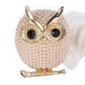 European and American Personalized Fashion Owl Brooch   Pearl Inlaid Animal Pin Exquisite Clothing Chest Jewelry. 