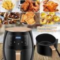 6L Air Fryer - 2400W Oil Free air frying pan,24H Appointment,6 cooking functions, Removable Non-Stick Basket, Easy Clean, LCD Digital Touch Display, Family Size, Healthy Cooking Air Fryer. 