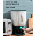 10Kg Automatic Rice Dispenser with Rinsing Cup Smart Rice Dispenser Rice Storage Rice Bucket Household Rice Box-A. 