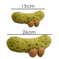 Cute Plush Pickled Cucumber Toy with Legs Soft Pickled Plush Toy Kawaii Green Cartoon Doll Children's Room Decoration. 