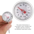 Stainless Steel Probe Temperature Meter Thermometer for Milk Powder Practical. 