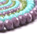 2/3/4/6/8/10mm Wholesale Faceted Crystal Glass Loose Spacer Beads For Diy Making Home decoration. 