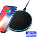 10W MAX Fast Wireless Charger For Samsung Galaxy S10 S9/S9+ S8 Note 9 USB Qi Charging Pad for iPhone 11 Pro XS Max XR X 8 Plus. 