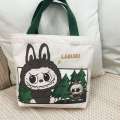 2024 New Labubu Small Canvas Bag Portable and Cute Handbag Compact. 