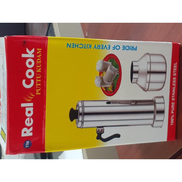 Stainless Steel Puttu Maker - 0.5 Liter Kudam Steamer For Traditional Rice Cakes