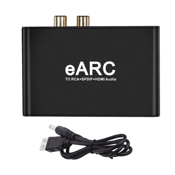 XIHAMA EARC/ARC Audio Converter – Adaptador RCA Y 3.5mm Con 24bit/192KHz Y Sonido HD 5.1 Y 7.1 Canales Para Home Cinema