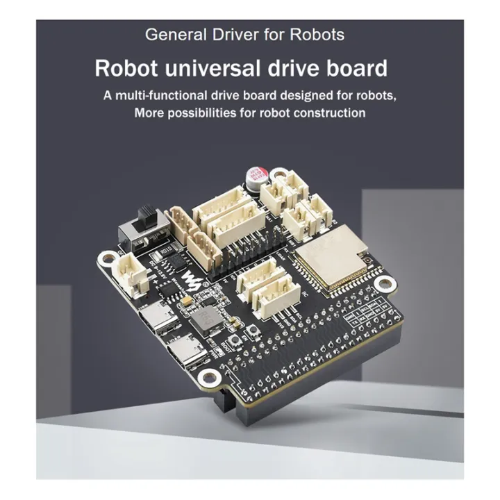 Waveshare%20General%20Driver%20Board%20Multi-Function%20Interface%20Driver%20Board%20Accessory%20for%20Robots%20Based%20on%20ESP32%20Supports%20WIFI%20Bluetooth%20ESP-NOW%20-%20Image%206