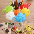 【NEW】 1Pcs Creative Teapot-Shape Tea Infuser Strainer Silicone Tea Bag Leaf Filter Diffuser Teaware Teapot Accessory Kitchen Gadget. 