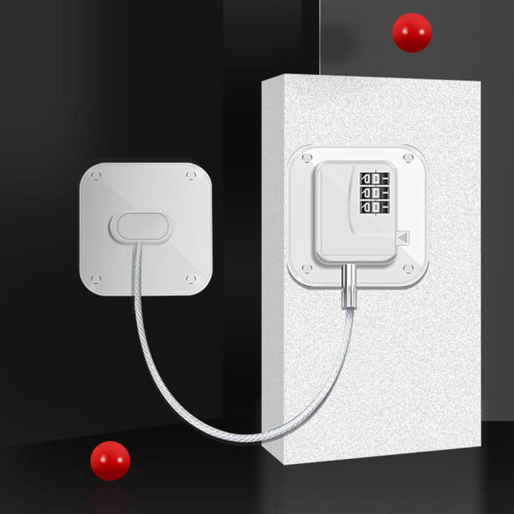 Refrigerator%20Lock%20Heavy%20duty%20Easy%20install%20Multi%20purpose%20Cabinet%20Lock%20Adjustable%20Secure%20Safety%20Latch%20for%20Child%20Safety%20Home%20Security%20Baby%20Proofing%20Drawer%20Locking%20Window%20Restriction%20-%20Image%203