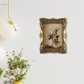 Baroque Photo Frame Picture Frame Antique Wall Hanging Background Vertical Frame Ornament. 