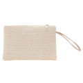 Weaving Bag Fashion Ladies Wristlet Clutch Women Daily Money  Clutch Solid Straw Woven Coin Purse Beach Wallet Card Holder Lonni. 