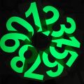 Glow In The Dark Number Sticker Luminous Digital Wall Stickers Bedroom Decoration Label Sticker Self Adhesive Fluorescent Decals. 