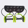 Revoflex Xtreme Abdominal Trainer Home Gym Home Workout Machine Revoflex Ab Wheel Home Gym - Green Ab Wheel Roller Sport Bodybuilding Revoflex Xtreme Dobule Wheels AB Roller Pull Rope Abdominal Trainer Gym Equipment Abs TrainerRevoflex. 