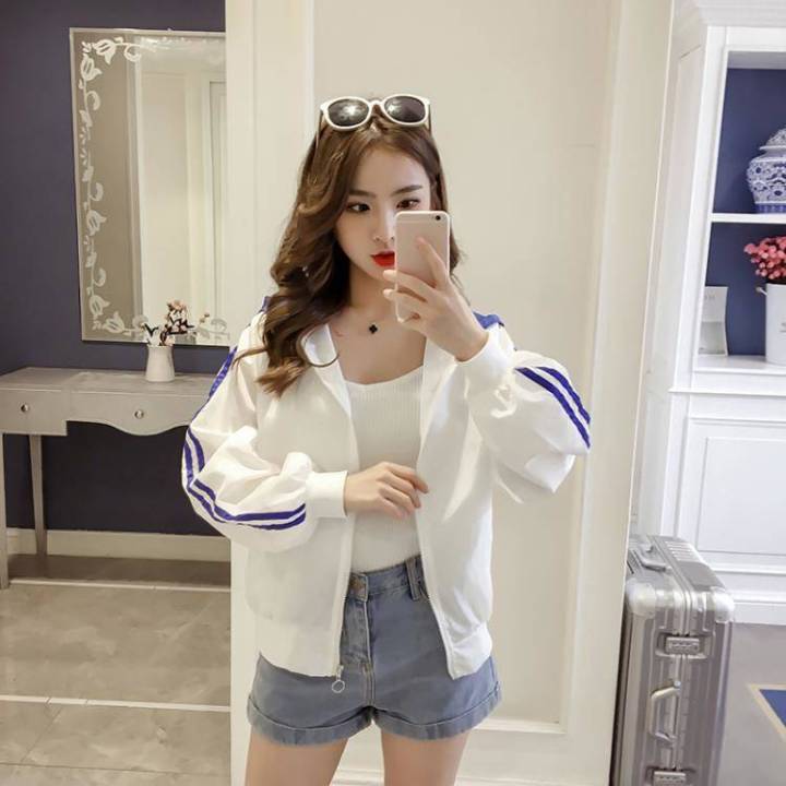 Older%20Children%20Korean%20Style%20Sun-Protection%20Clothing%20Loose%20All-Matching%20Women's%20Junior%20High%20School%20Student%20Thin%20Coat%20Summer%20College%20Style%20Cardigan%20Beachwear%20-%20Image%205