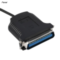 Facai USB to Parallel IEEE 1284 Printer Adapter Cable USB parallel to Fashion print the IEEE 1284 USB turn old Printer 36 PIN Support scanner. 