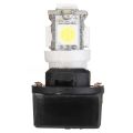 10X T10 White 5050 194 LED Bulbs Instrument Gauge Cluster Dash Light with Socket. 