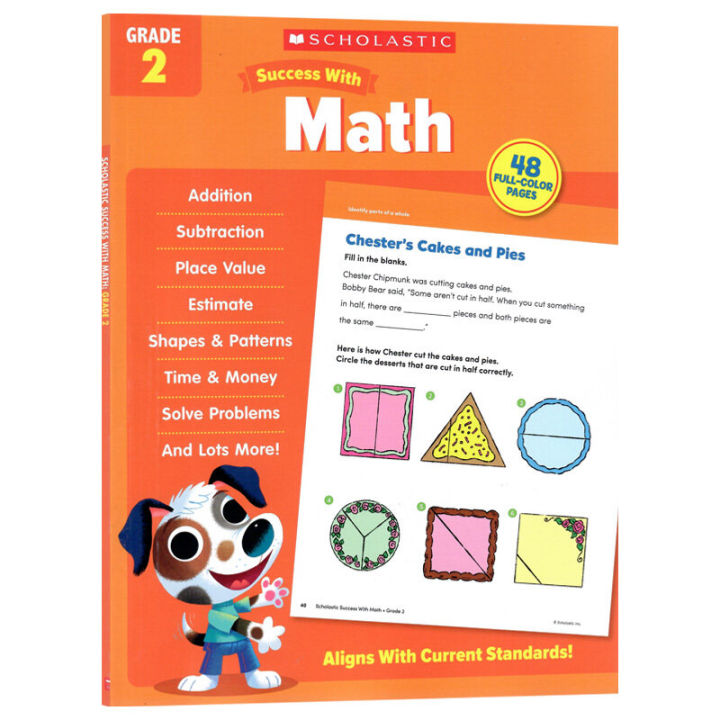 Scholastic Success with Math Grade 2 Full color Workbook | Daraz.lk