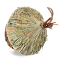 Bird Hanging Grass House Outdoor Hummingbird Nest Bird House Bird House Hanging Straw Bird Nest. 