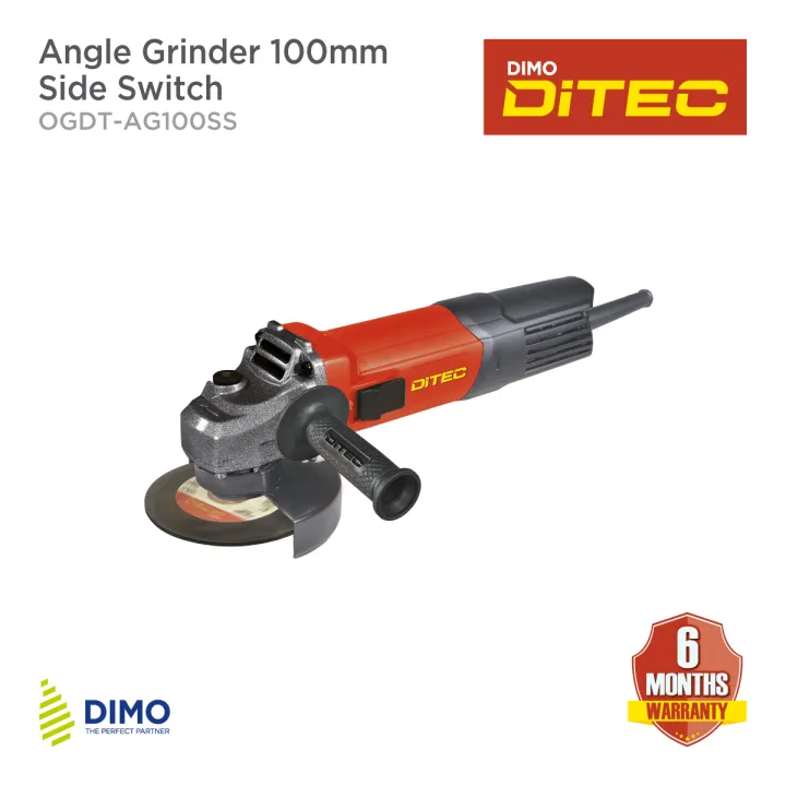 DITEC Angle grinder 100mm - side switch