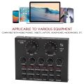 V8 Sound Card Audio Set Interface External Usb Live Microphone Sound. 