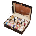 Leather Watch Box Watch Storage Box Watch Display Box 10 grid. 