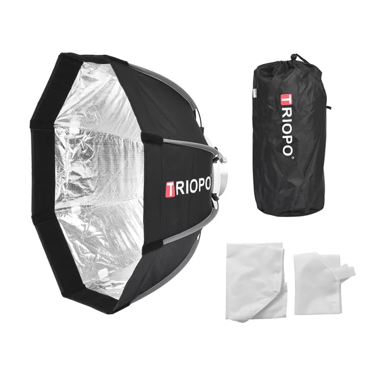 TRIOPO%2055cm%20Foldable%208-Pole%20Octagon%20Softbox%20with%20Soft%20Cloth%20Carrying%20Bag%20Bowens%20Mount%20for%20Studio%20Strobe%20Flash%20Light-m%20-%20Image%204