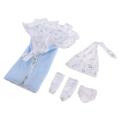 Fashion Hat Blanket Underpants Stocking -11'' Newborn Baby Dolls Blue. 