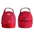 Waterproof Lunch Bag Portable Insulation Package Handbag Fresh Keeping Bag red. 