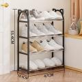 Assembly Shoe rack Stylish Multi-layered Removable Shoe cabinet ear design Shoe Rack for Home organization Dorm room Students Shoe storage solution Balcony decoration Home Balcony. 
