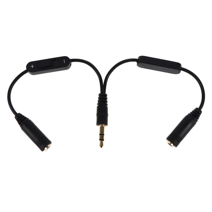 1%20In%202%20Out%203.5mm%20Male%20To%20Double%20Mono%203.5mm%20Female%20Headphone%20Y%20Splitter%20Cable%20Encounter%20-%20Image%203