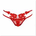 Women's Red V-string Thong. 
