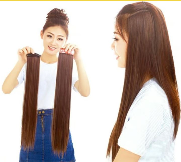 2%20Clip%20Straight%20Long%20Hair%20Pony%20Wig%20Ponytail%20Tail%20Hair%20Cosplay%20Hair%20Wig%20Fiber%20Synthetic%20Fake%20Hair%20Extensions%20For%20Women%20C255%20L%20-%20Image%206