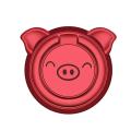 Cute Pig Mobile Phone Finger Ring Holder Folding Buckle Sticker Stand for Xiaomi Samsung iPhone 13 14 Phone Accessories. 