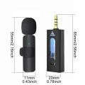 K35 Wireless Microphone  Portable Audio Video Recording  Plug Play Mic For IPhone /Android /Camera Live Game Mobile Phone. 