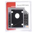 HDD Caddy 9.5mm-2.5" SATA 3.0 DVD Adapter Hard Drive SSD Enclosure CD-ROM Case. 
