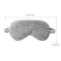 Pure Color Imitation Silk Eye Mask Sleeping Eye Protection Comfortable And Breathable Plush Eye Mask For Women And Men. 