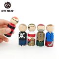 Girl】 10PCS 65mm,55mm,43mm,35mm Peg Girl Boy Wood Dolls Kids Decor Handmade DIY Unfinished Wooden Peg Dolls Blank. 