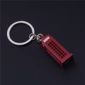 20X Vintage Telephone Booth British Miniature London Car Key Ring Keychains Diecast Keychain Gift for Women Girls. 