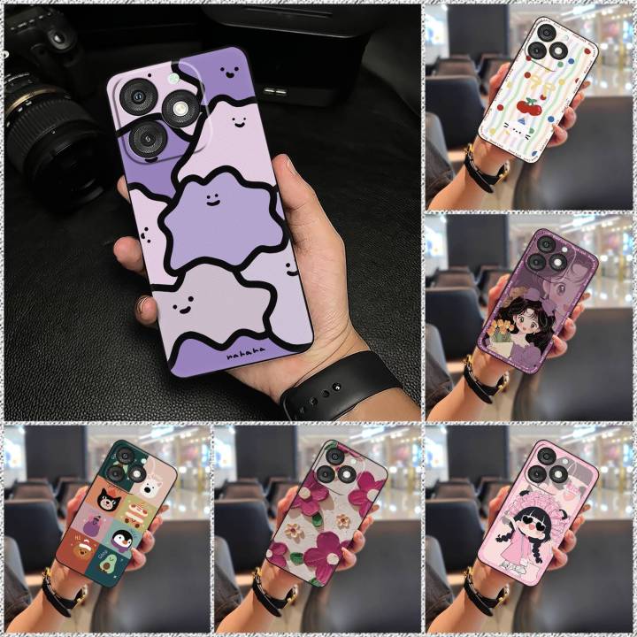 Cute Cartoon Phone Case For Itel A50/A667L Phone Pouch Graffiti Dirt-resistant Durable TPU Animals Fashion Design