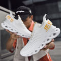 Breathable Men Sneakers Fashion Flexible Men's Running Shoes Lightweight Non-slip Male Casual Shoes Lace Up Mesh Tennis Platform. 